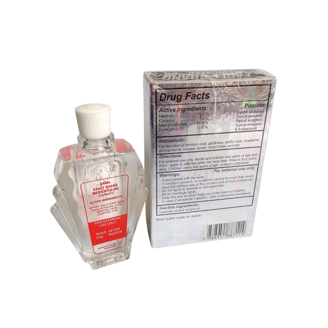 Dầu Trắng Con Ó 24ml x 12 chai
